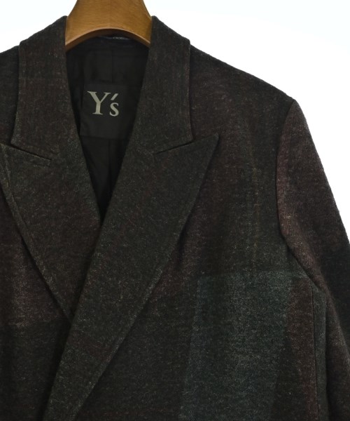 Y's（ワイズ）チェスターコート 黒 サイズ:1(XS位) レディース/2200720428018