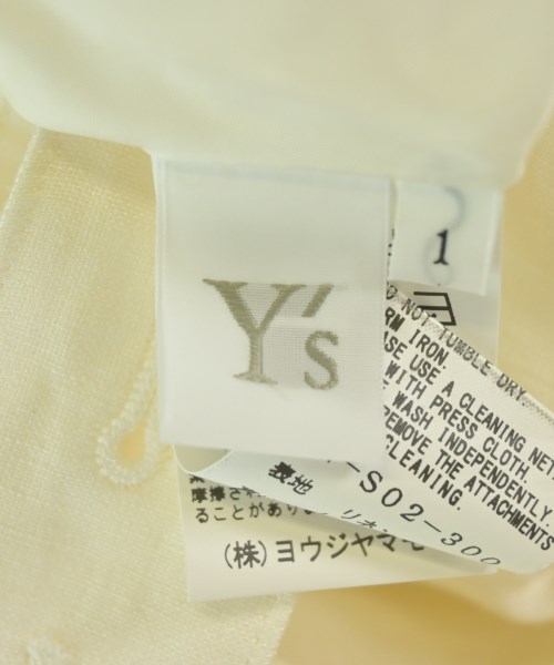 Y's（ワイズ）ワンピース 白 サイズ:1(XS位) レディース/2200720428025