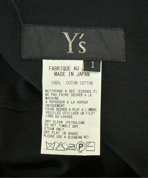Y's（ワイズ）その他 黒 サイズ:1(XS位) レディース/2200716208266