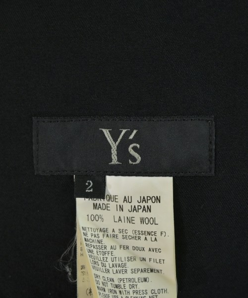 Y's（ワイズ）クロップドパンツ 黒 サイズ:2(S位) レディース/2200721752020