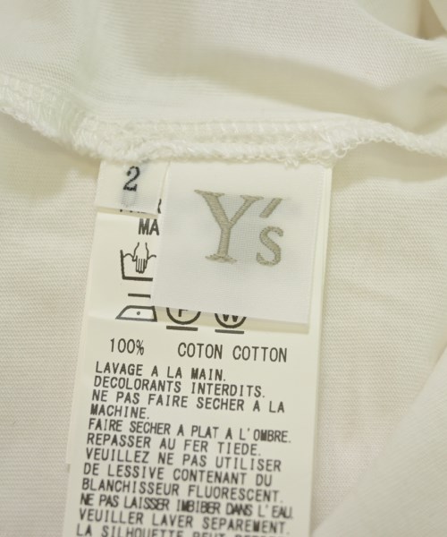 Y's（ワイズ）Tシャツ・カットソー 白 サイズ:2(S位) レディース/2200716510048