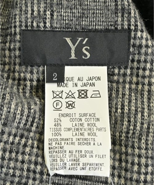 Y's（ワイズ）シャツワンピース グレー サイズ:2(S位) レディース/2200716900160