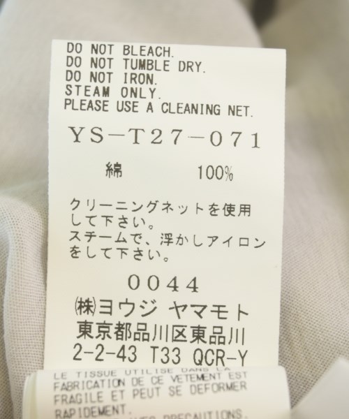 Y's（ワイズ）Tシャツ・カットソー グレー サイズ:2(S位) レディース/2200720635041