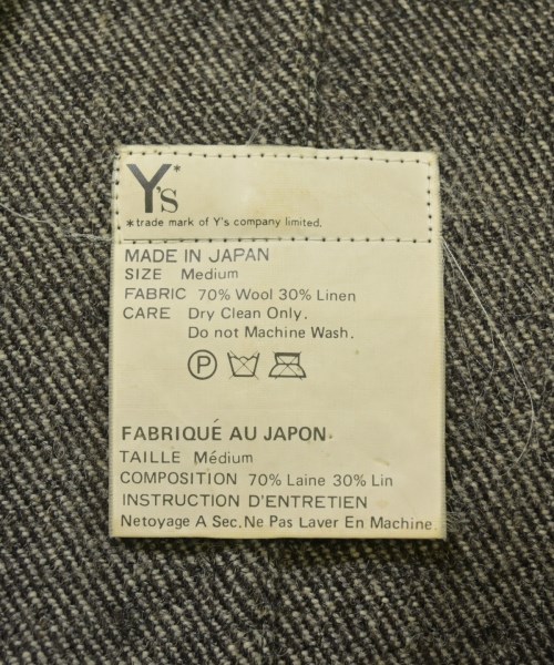 Y's（ワイズ）ジャケット グレー サイズ:M レディース/2200723781066