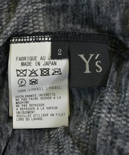 Y's（ワイズ）Tシャツ・カットソー 黒 サイズ:2(S位) レディース/2200724046072