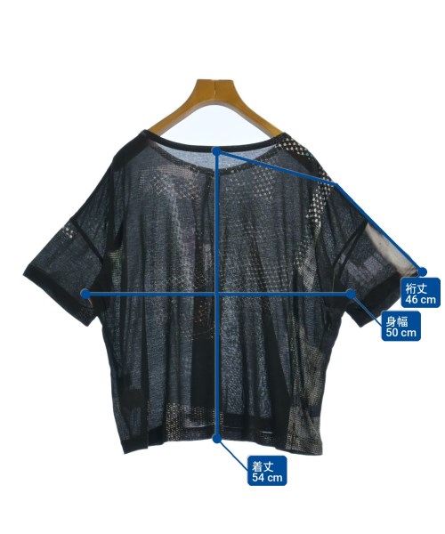 Y's（ワイズ）Tシャツ・カットソー 黒 サイズ:2(S位) レディース/2200724046072