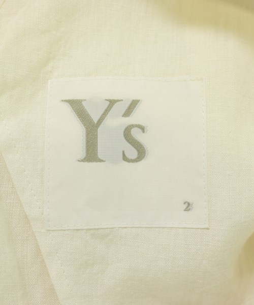 Y's（ワイズ）カジュアルジャケット 白 サイズ:2(S位) レディース/2200724057108