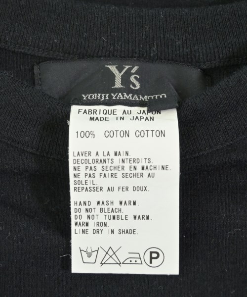 Y's（ワイズ）Tシャツ・カットソー 黒 サイズ:3(M位) レディース/2200720782066