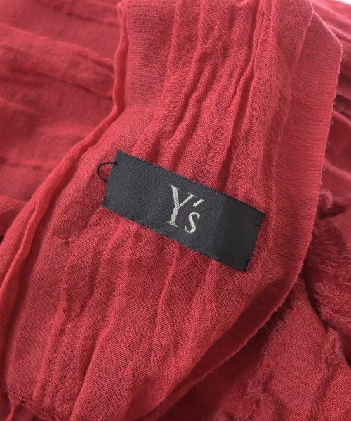 Y's（ワイズ）ストール 赤 サイズ:- メンズ/2200724795239
