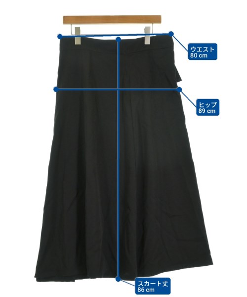 Y's（ワイズ）ひざ丈スカート 黒 サイズ:3(M位) レディース/2200725124090