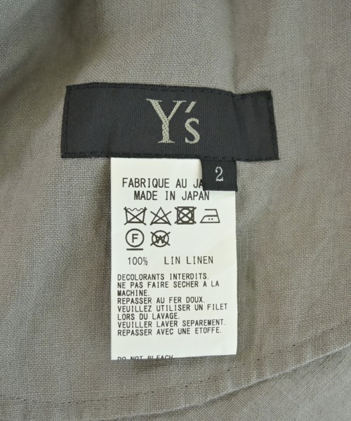 Y's（ワイズ）ワンピース グレー サイズ:2(S位) レディース/2200725356125
