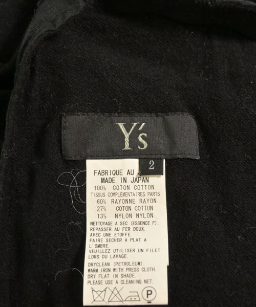Y's（ワイズ）その他 黒 サイズ:2(S位) レディース/2200726396045
