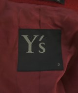 Y's（ワイズ）チェスターコート 赤 サイズ:3(M位) レディース/2200727104045
