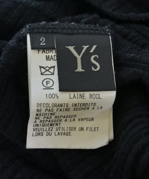 Y's（ワイズ）Tシャツ・カットソー 黒 サイズ:2(S位) レディース/2200728380042