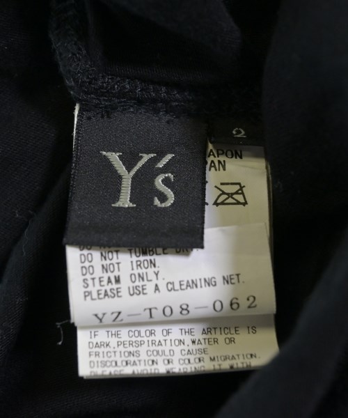 Y's（ワイズ）Tシャツ・カットソー 黒 サイズ:2(S位) レディース/2200728380066