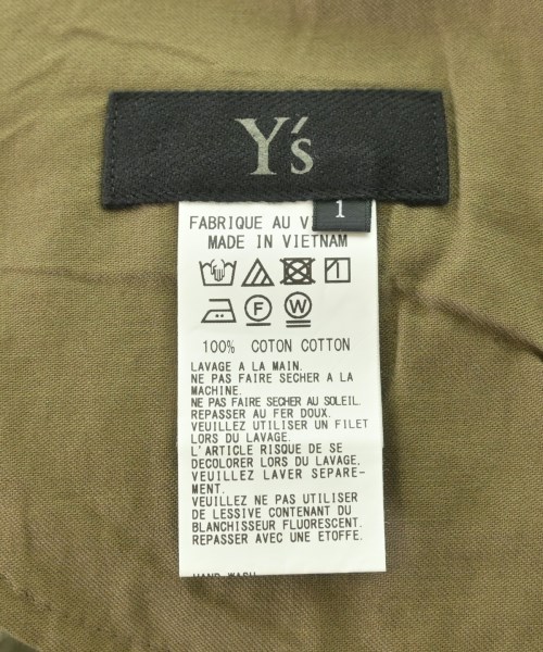 Y's（ワイズ）その他 カーキ サイズ:1(XS位) レディース/2200728728035