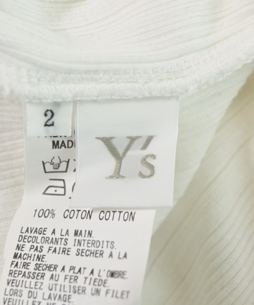 Y's（ワイズ）Tシャツ・カットソー 白 サイズ:2(S位) レディース/2200728728080