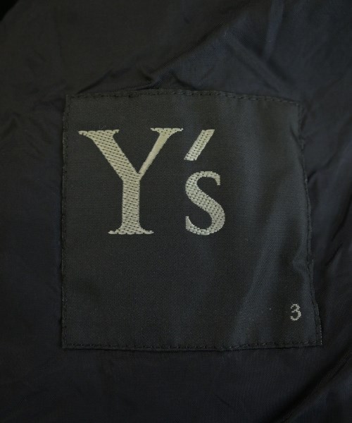 Y's（ワイズ）ジャケット 黒 サイズ:3(M位) レディース/2200728819030