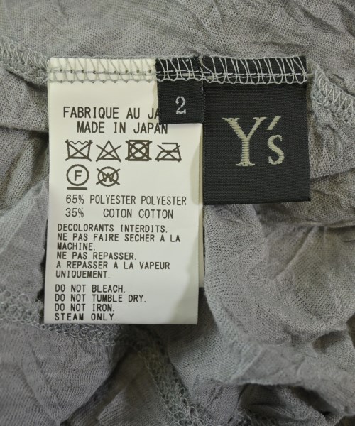 Y's（ワイズ）Tシャツ・カットソー グレー サイズ:2(S位) レディース/2200683013078