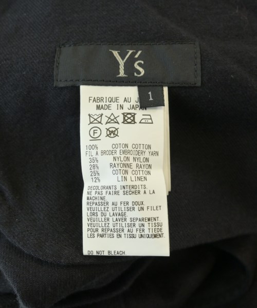 Y's（ワイズ）その他 黒 サイズ:1(XS位) レディース/2200674367067