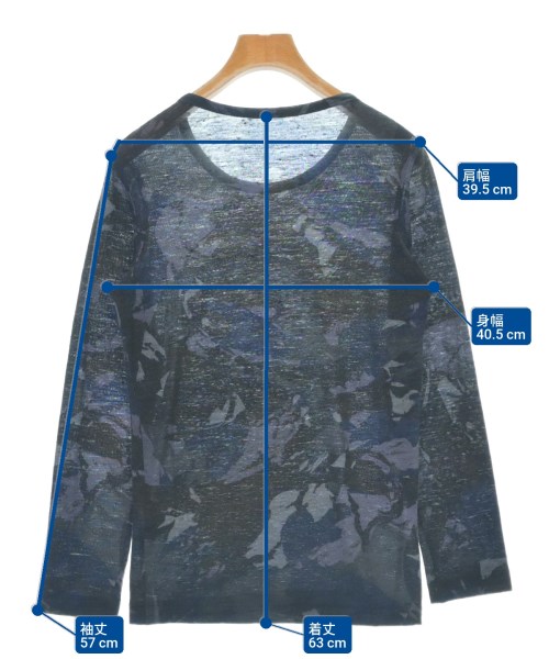 Y's（ワイズ）Tシャツ・カットソー 黒 サイズ:2(S位) レディース/2200683671049
