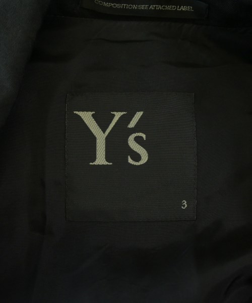 Y's（ワイズ）カジュアルジャケット 黒 サイズ:3(M位) レディース/2200681045033