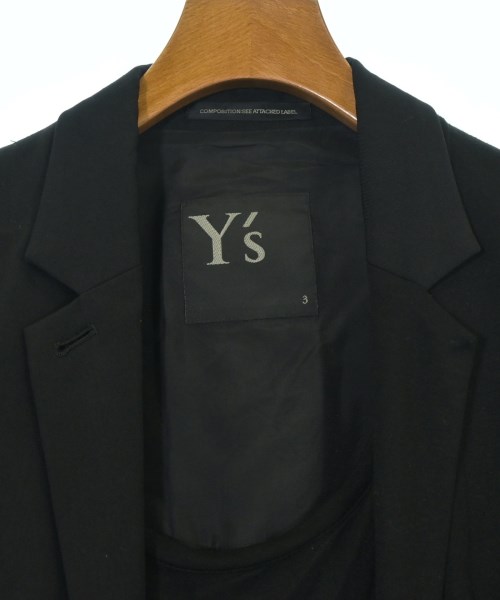 Y's（ワイズ）カジュアルジャケット 黒 サイズ:3(M位) レディース/2200681045033