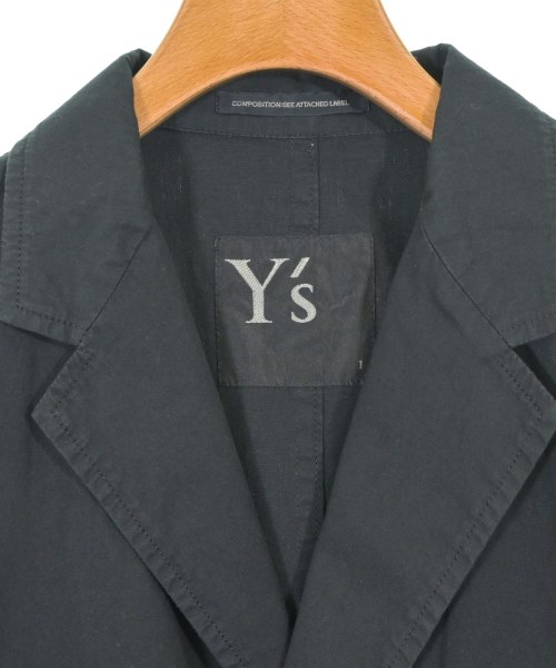 Y's（ワイズ）カジュアルジャケット 黒 サイズ:1(XS位) レディース/2200687905010