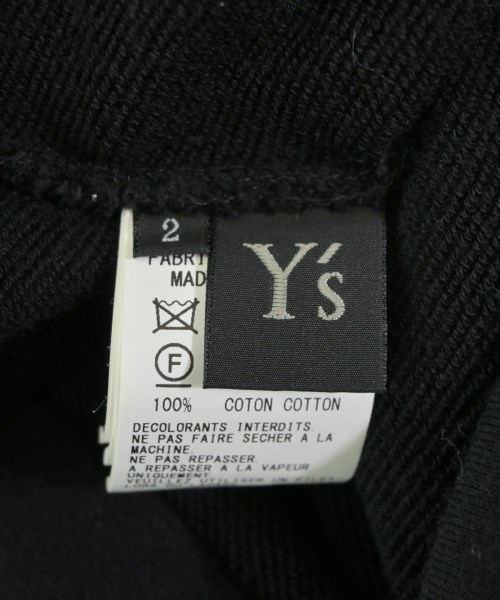 Y's（ワイズ）スウェット 黒 サイズ:2(S位) レディース/2200687099092