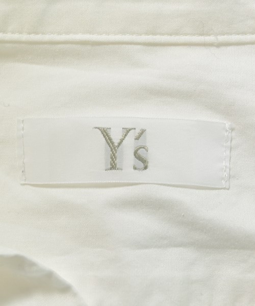 Y's（ワイズ）カジュアルシャツ 白 サイズ:1(XS位) レディース/2200687099108