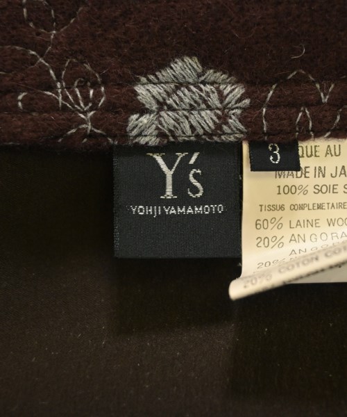 Y's（ワイズ）ロング・マキシ丈スカート 茶 サイズ:3(M位) レディース/2200684546087