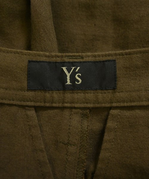 Y's（ワイズ）クロップドパンツ カーキ サイズ:1(XS位) レディース/2200689640025
