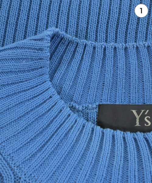 Y's（ワイズ）ニット・セーター 青 サイズ:2(S位) レディース/2200690706017