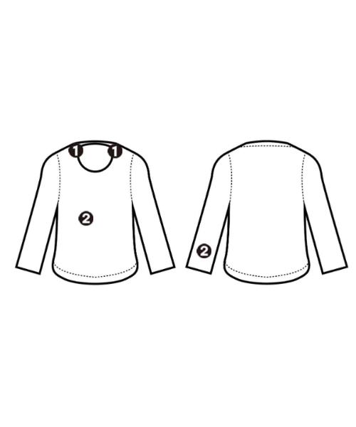Y's（ワイズ）Tシャツ・カットソー 白 サイズ:2(S位) レディース/2200690706109