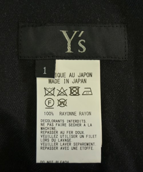 Y's（ワイズ）その他 黒 サイズ:1(XS位) レディース/2200691276021