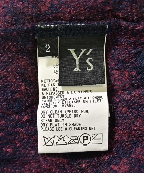 Y's（ワイズ）Tシャツ・カットソー 赤 サイズ:2(S位) レディース/2200686665052
