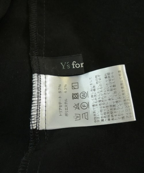Y'S for living（ワイズリビング）カジュアルシャツ 黒 サイズ:F レディース/2200648486046