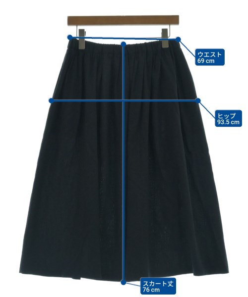 Y'S for living（ワイズリビング）ロング・マキシ丈スカート 紺 サイズ:-(M位) レディース/2200651247016