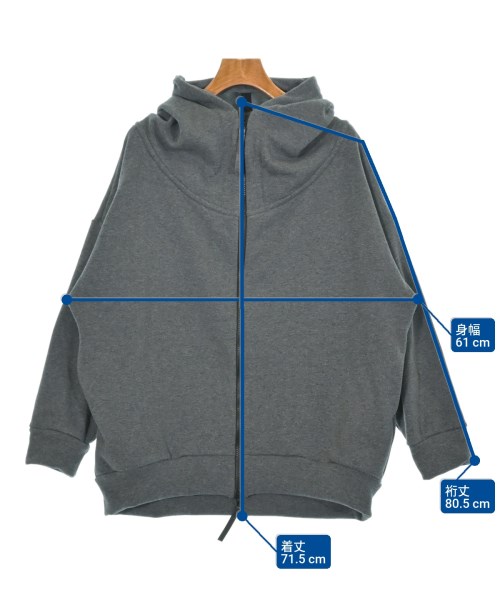 Y'S for living（ワイズリビング）パーカー グレー サイズ:-(M位) レディース/2200654299036