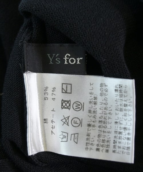 Y'S for living（ワイズリビング）カーディガン 黒 サイズ:F レディース/2200723653127