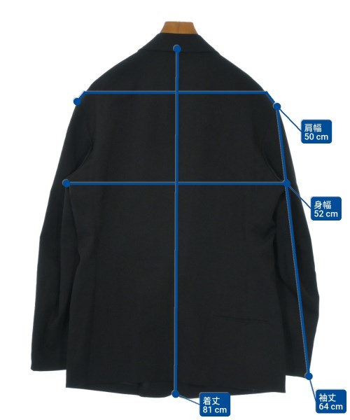 Y's for men（ワイズフォーメン）ジャケット 黒 サイズ:2(M位) メンズ/2200623630044