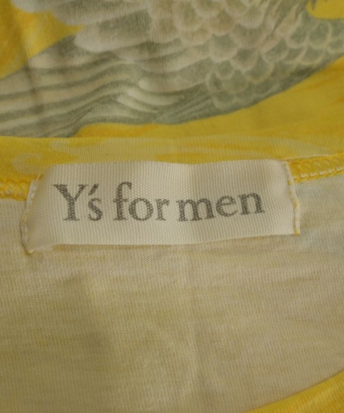 Y's for men（ワイズフォーメン）Tシャツ・カットソー 黄 サイズ:3(L位) メンズ/2200631798378