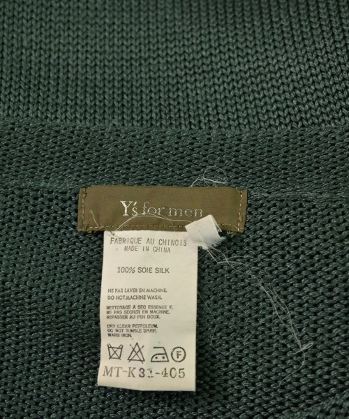 Y's for men（ワイズフォーメン）ニット・セーター 緑 サイズ:3(L位) メンズ/2200642133014