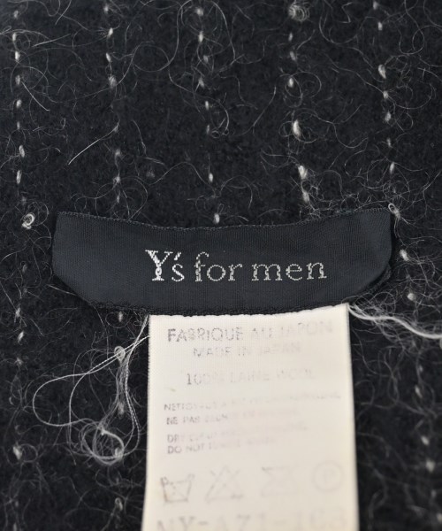 Y's for men（ワイズフォーメン）マフラー 黒 サイズ:- メンズ/2200643193154