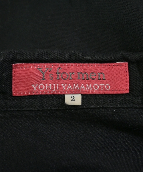 Y's for men（ワイズフォーメン）カジュアルシャツ 黒 サイズ:2(S位) メンズ/2200622455020