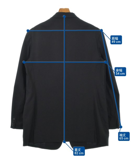 Y's for men（ワイズフォーメン）カジュアルジャケット 黒 サイズ:3(L位) メンズ/2200623798034