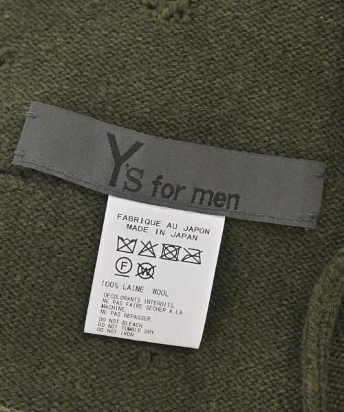 Y's for men（ワイズフォーメン）マフラー カーキ サイズ:- メンズ/2200632577040