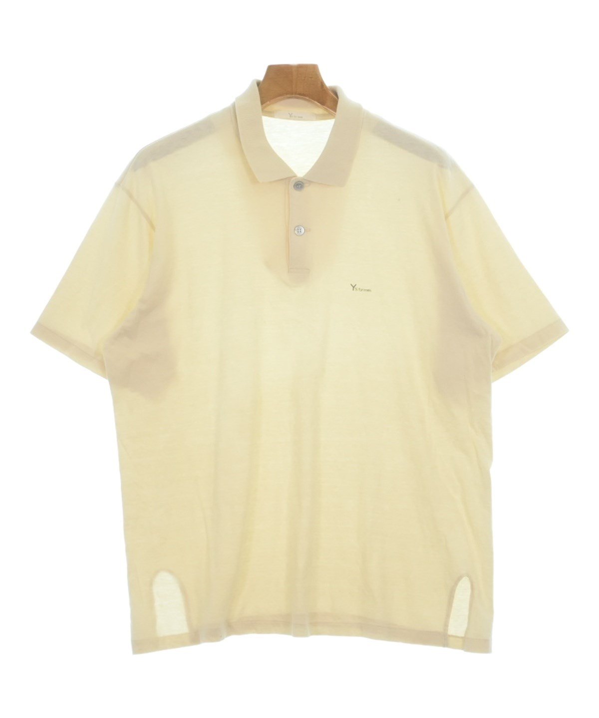 新品⭐️タグ付き ⭐️XL ANEW メンズ ポロシャツ　ホワイト Y's for men（ワイズフォーメン）ポロシャツ 黄 サイズ:-(L位