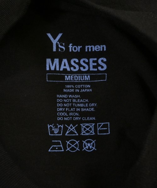 Y's for men（ワイズフォーメン）Tシャツ・カットソー 黒 サイズ:2(S位) メンズ/2200612716032