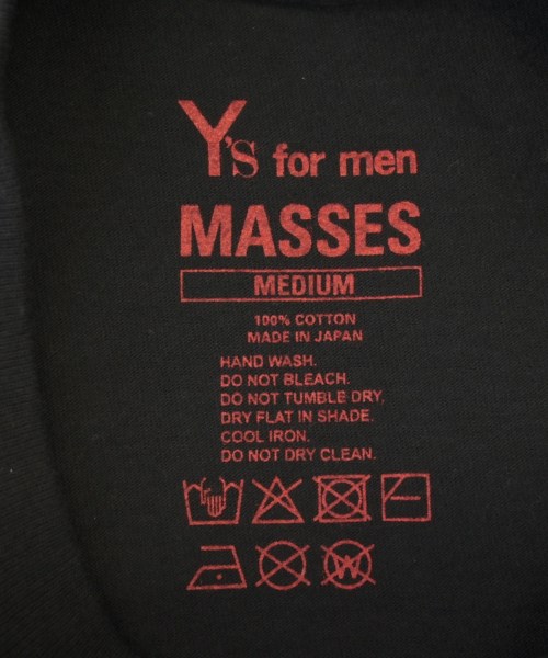 Y's for men（ワイズフォーメン）Tシャツ・カットソー 黒 サイズ:M メンズ/2200616713167